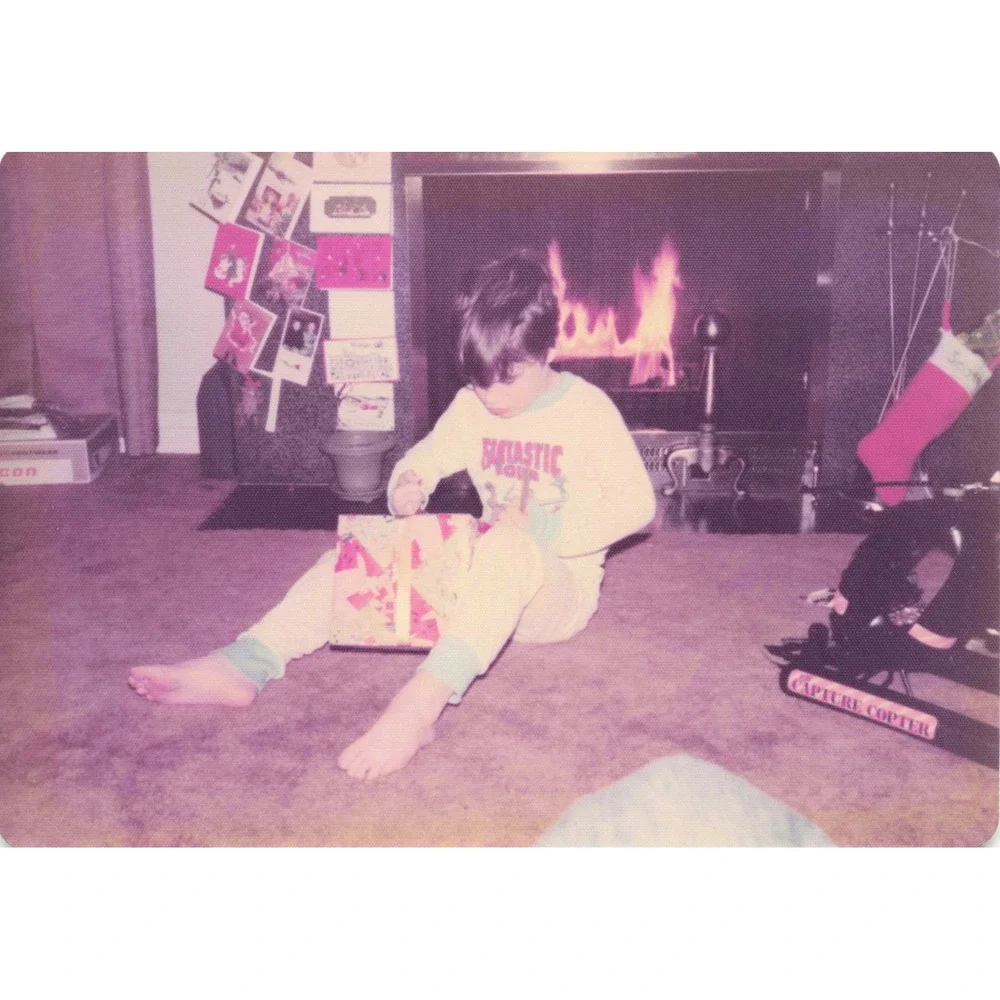Vintage 1970s Christmas Family Home Photos Lot of 16 Fireplace Tree Toys - Picture 14 of 16
